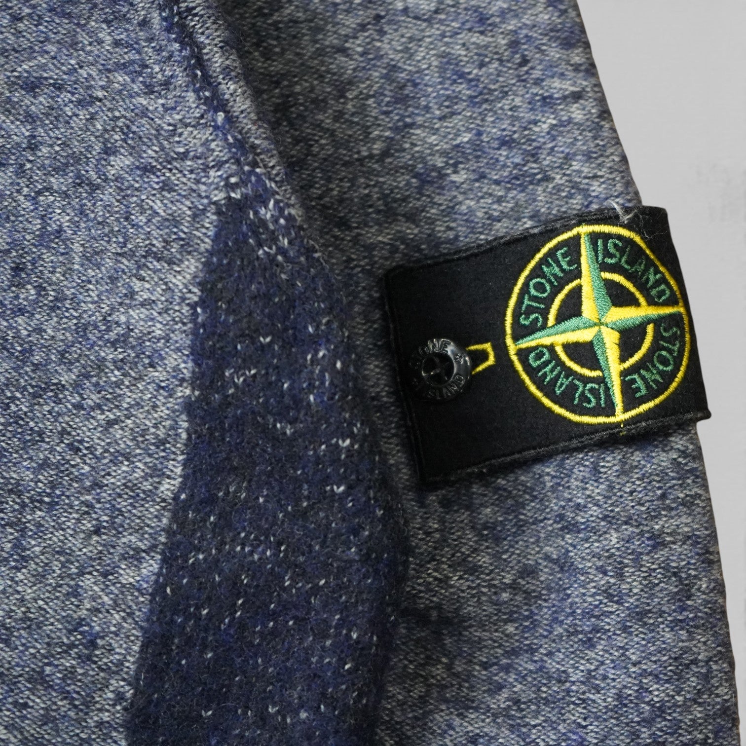 Stone Island Tri-tone Knit Crewneck Sweatshirt
