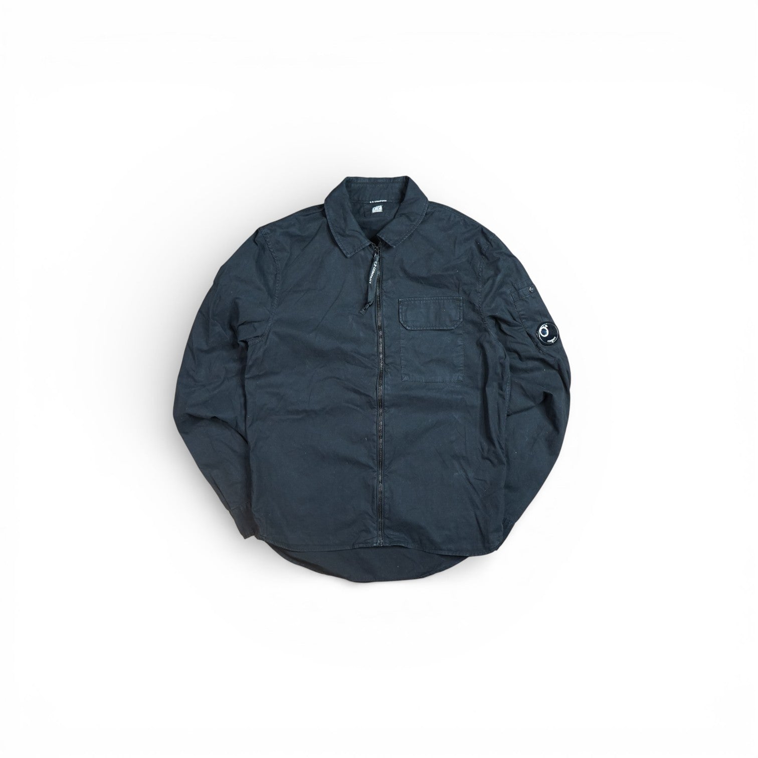 C.p. Company Zip Overshirt With Chest Pocket