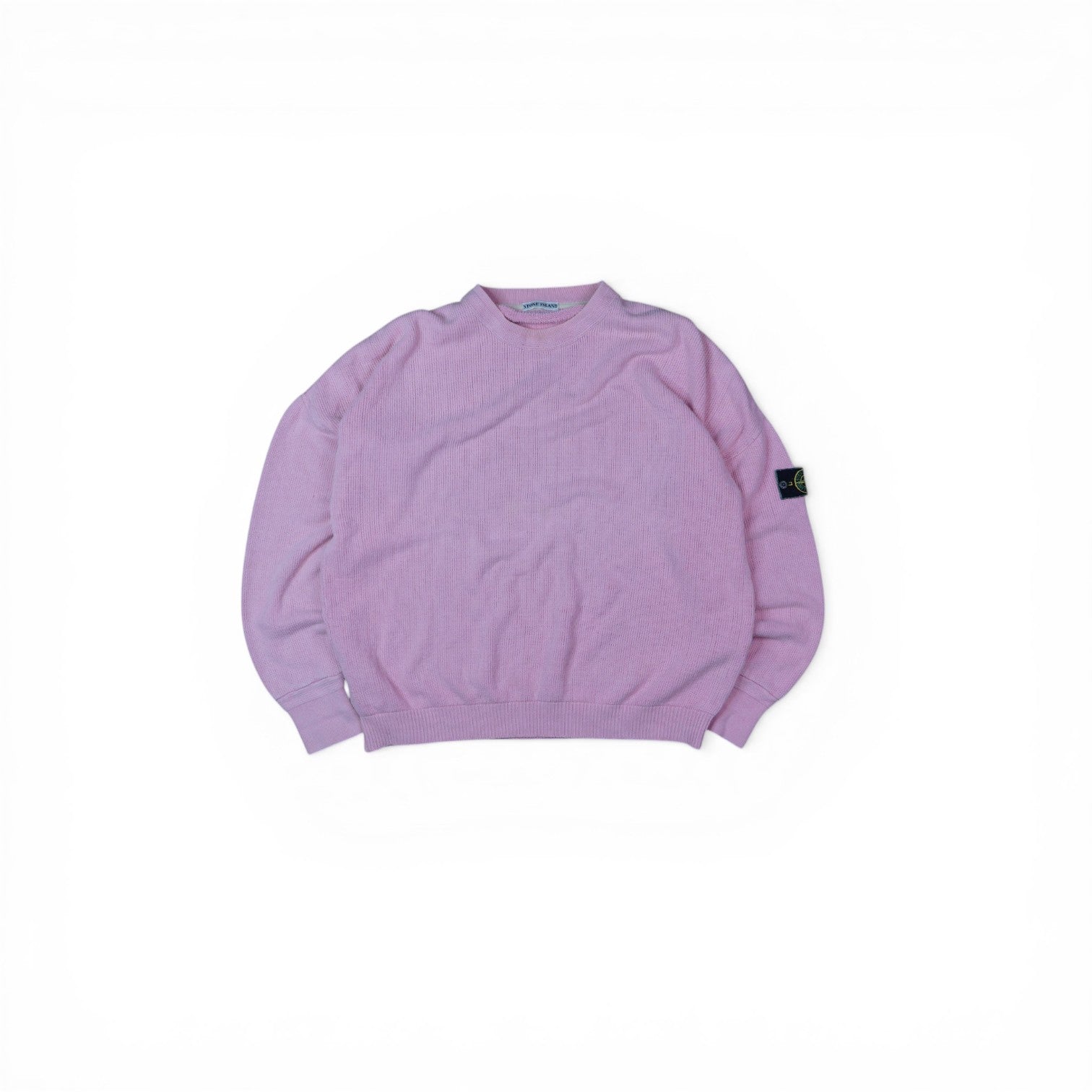 Stone Island Green Edge Knit Sweatshirt