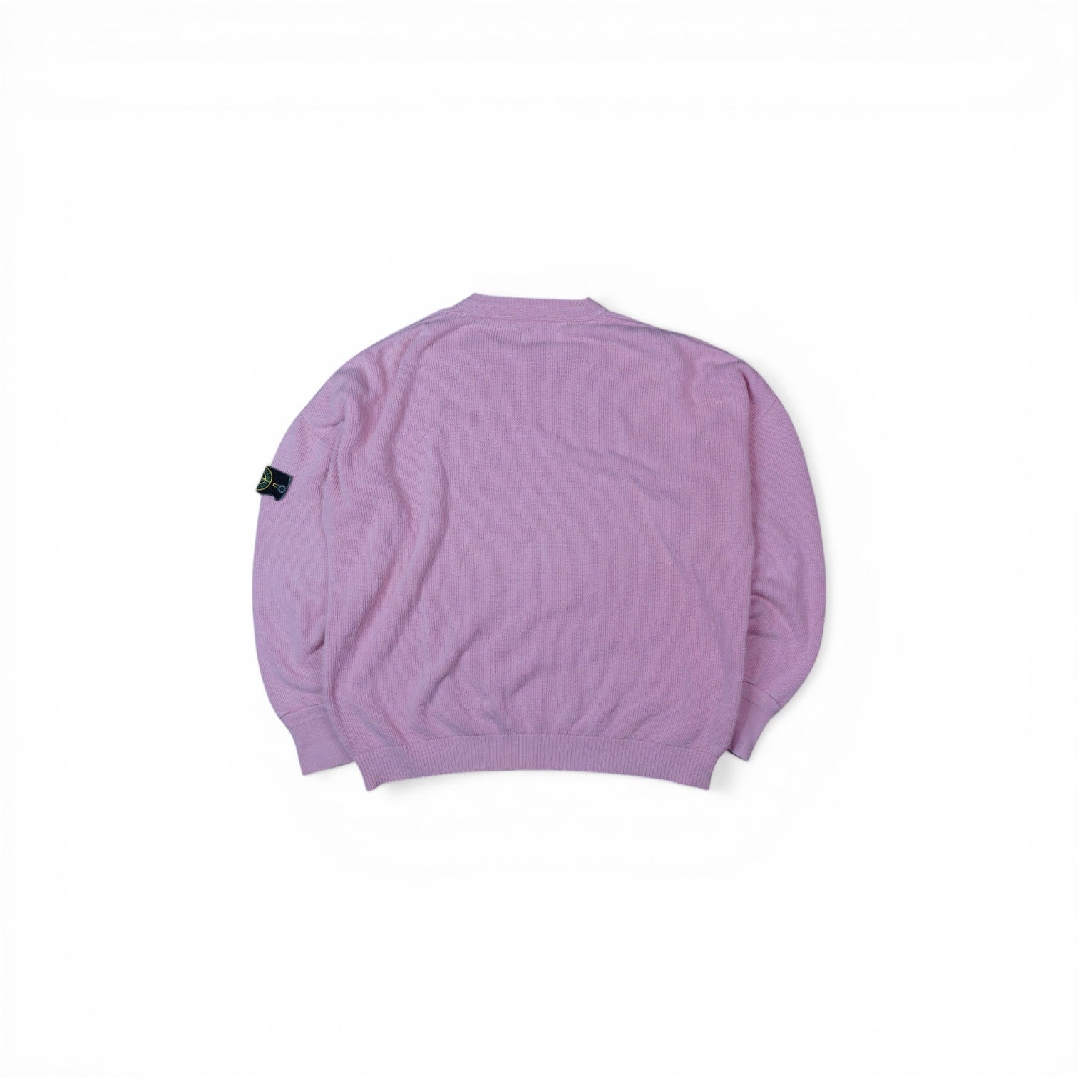 Stone Island Green Edge Knit Sweatshirt