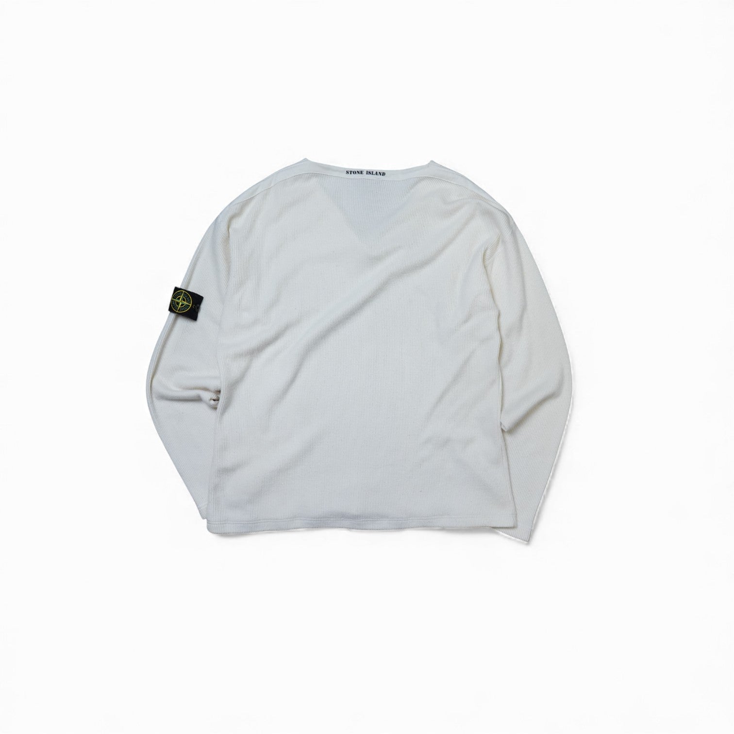 Stone Island V-neck Ribbed Sweatshirt