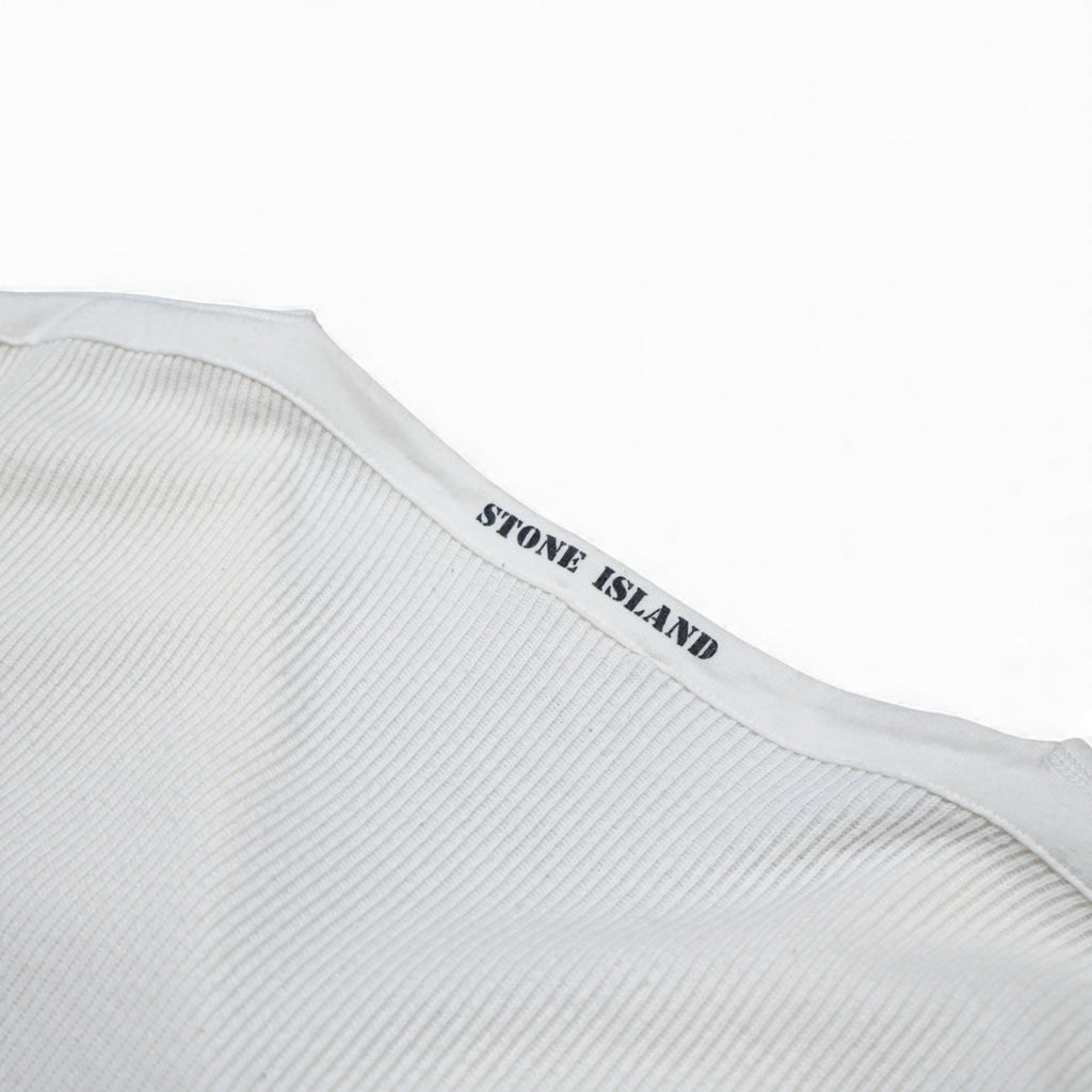 Stone Island V-neck Ribbed Sweatshirt