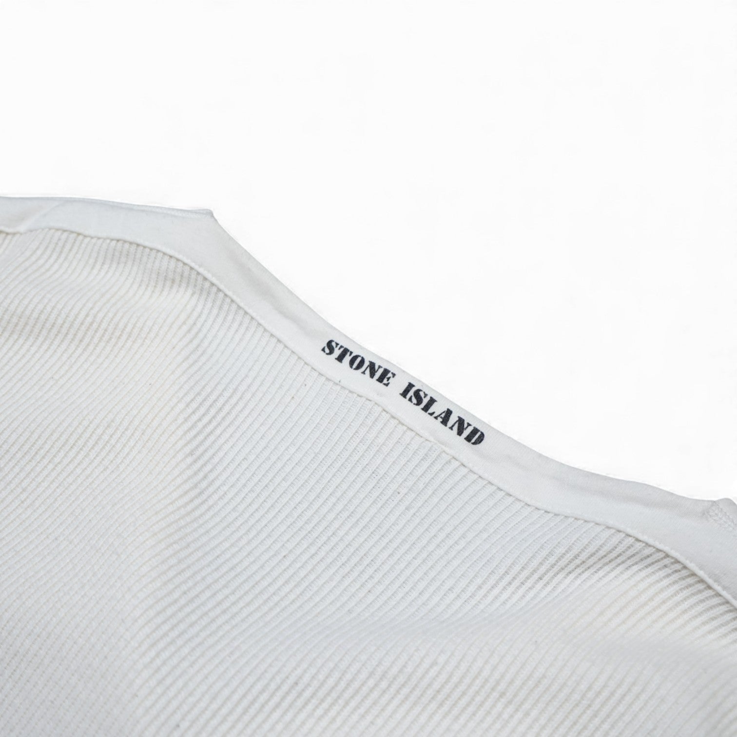 Stone Island V-neck Ribbed Sweatshirt