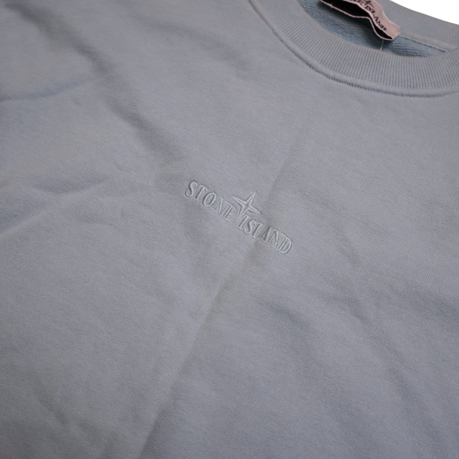 Stone Island Centre Logo Embroidered Sweatshirt