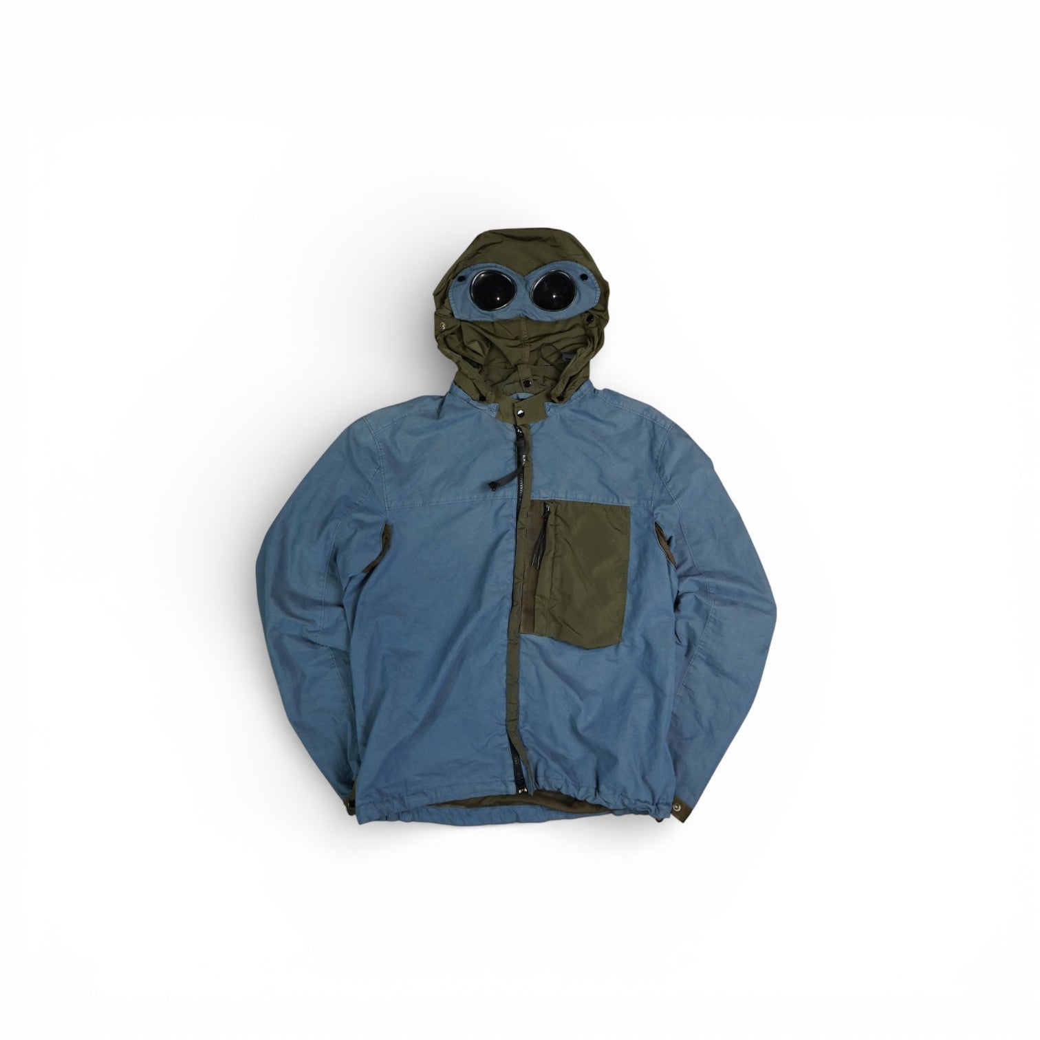 C.P. Company 50 Fili Goggle Hooded Two-tone Jacket