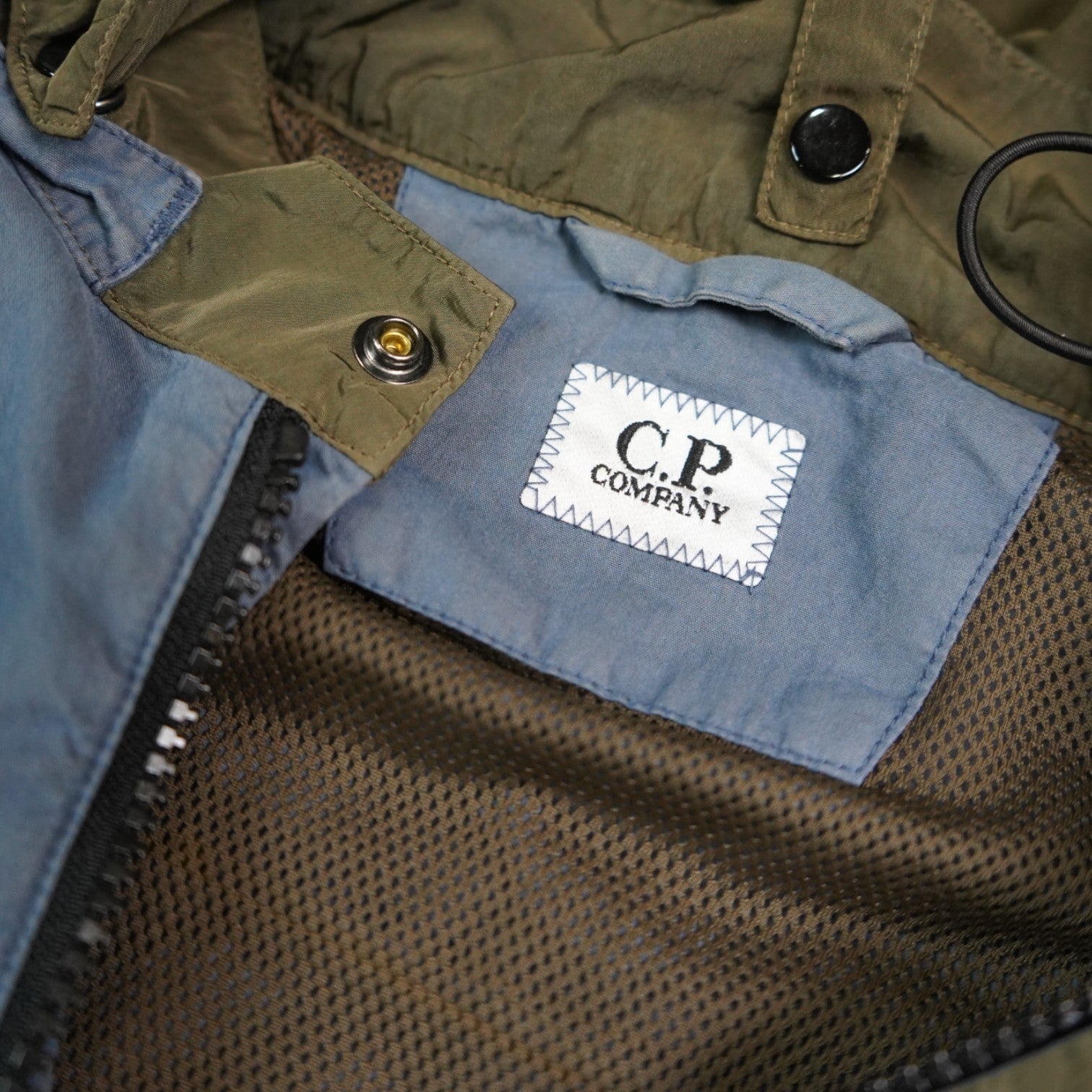 C.P. Company 50 Fili Goggle Hooded Two-tone Jacket