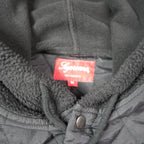 Supreme Hooded Fleece Nylon Shirt Jacket