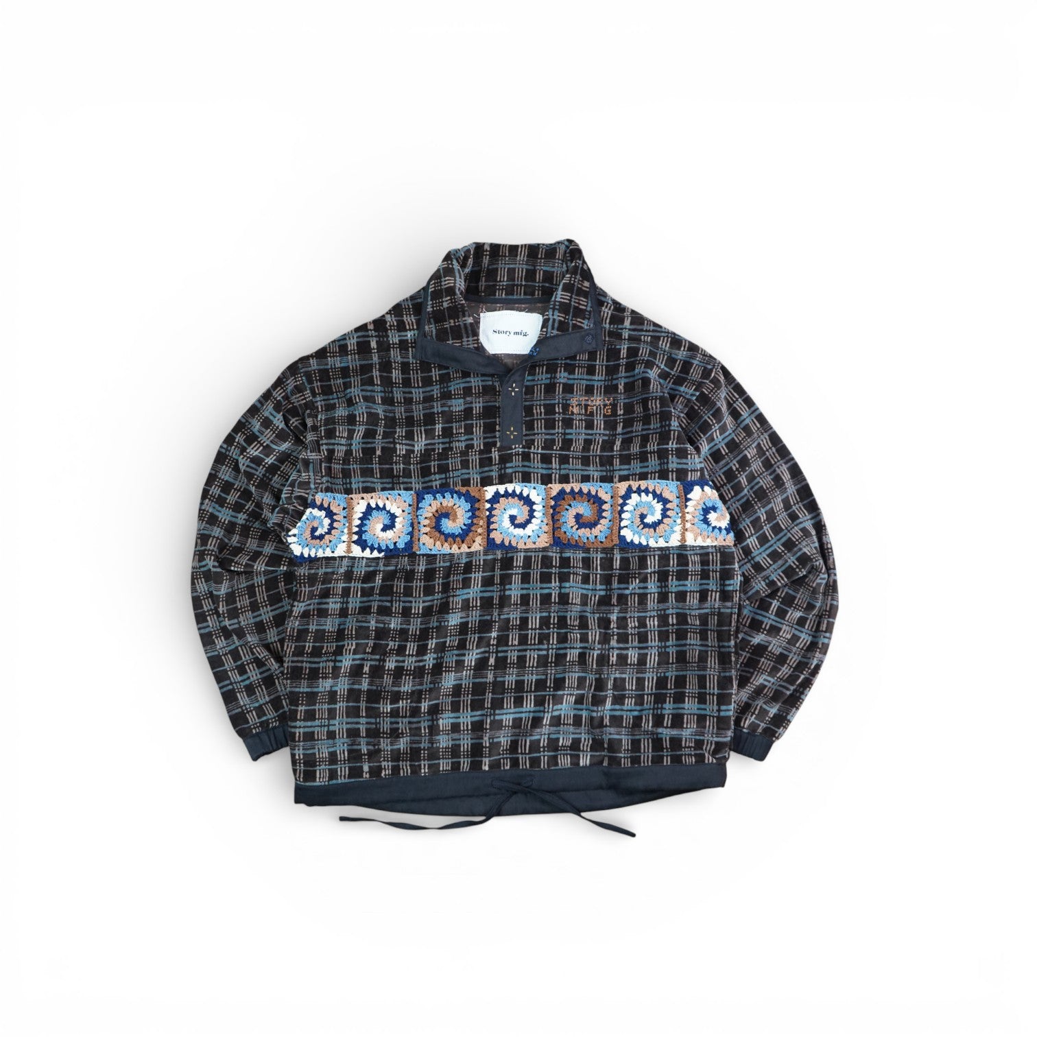 Story Mfg Crochet Embroidered Pullover Sweater