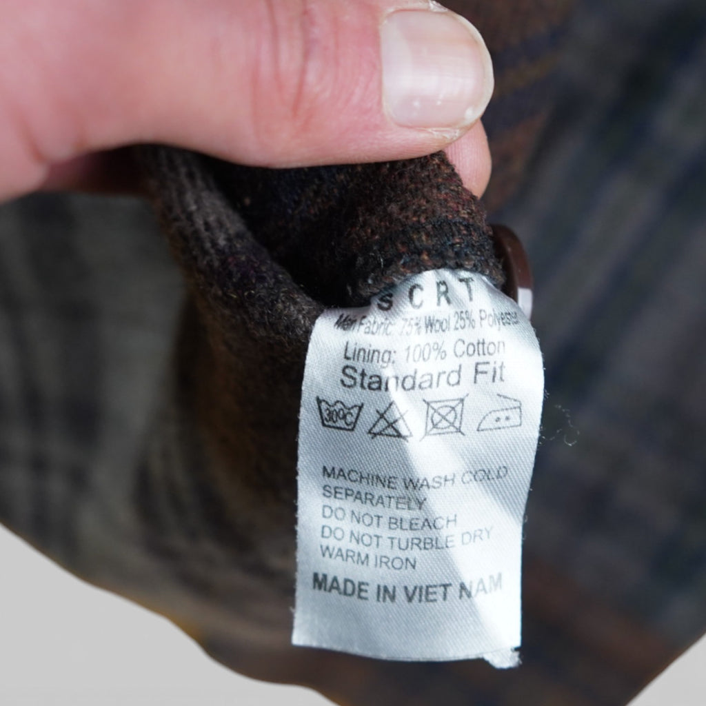 Scrt Patchwork Wool Shirt