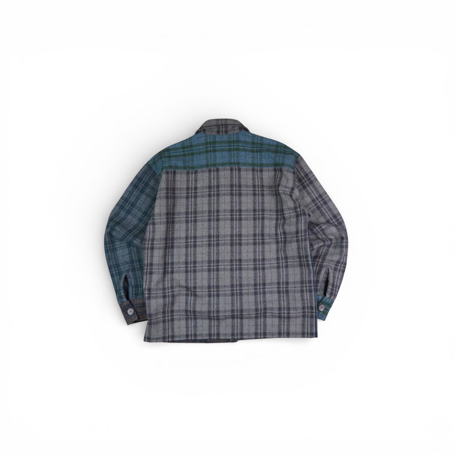 Scrt Patchwork Wool Shirt