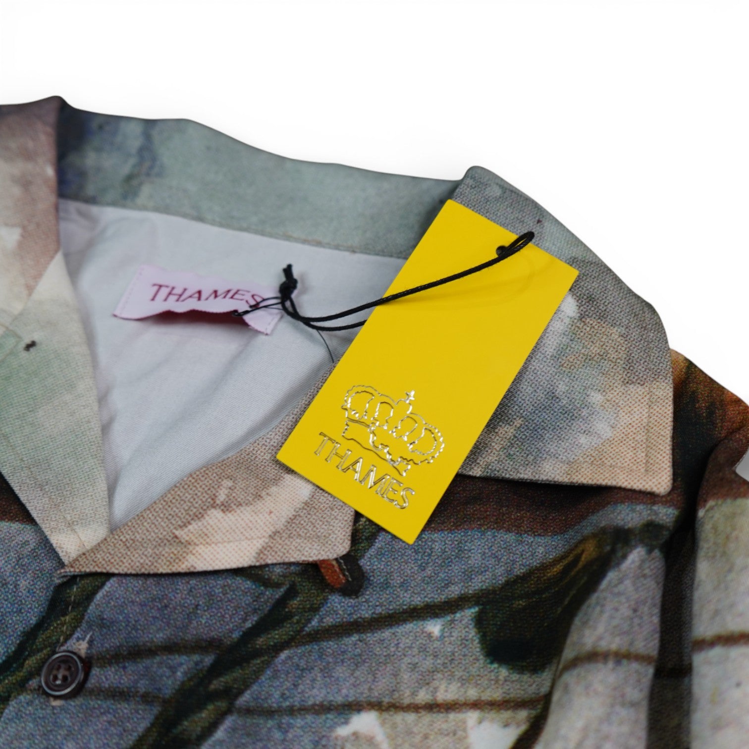 Thames Boarding Graphic Button Up Shirt