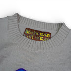 Brain Dead Embroidered Knit Sweatshirt