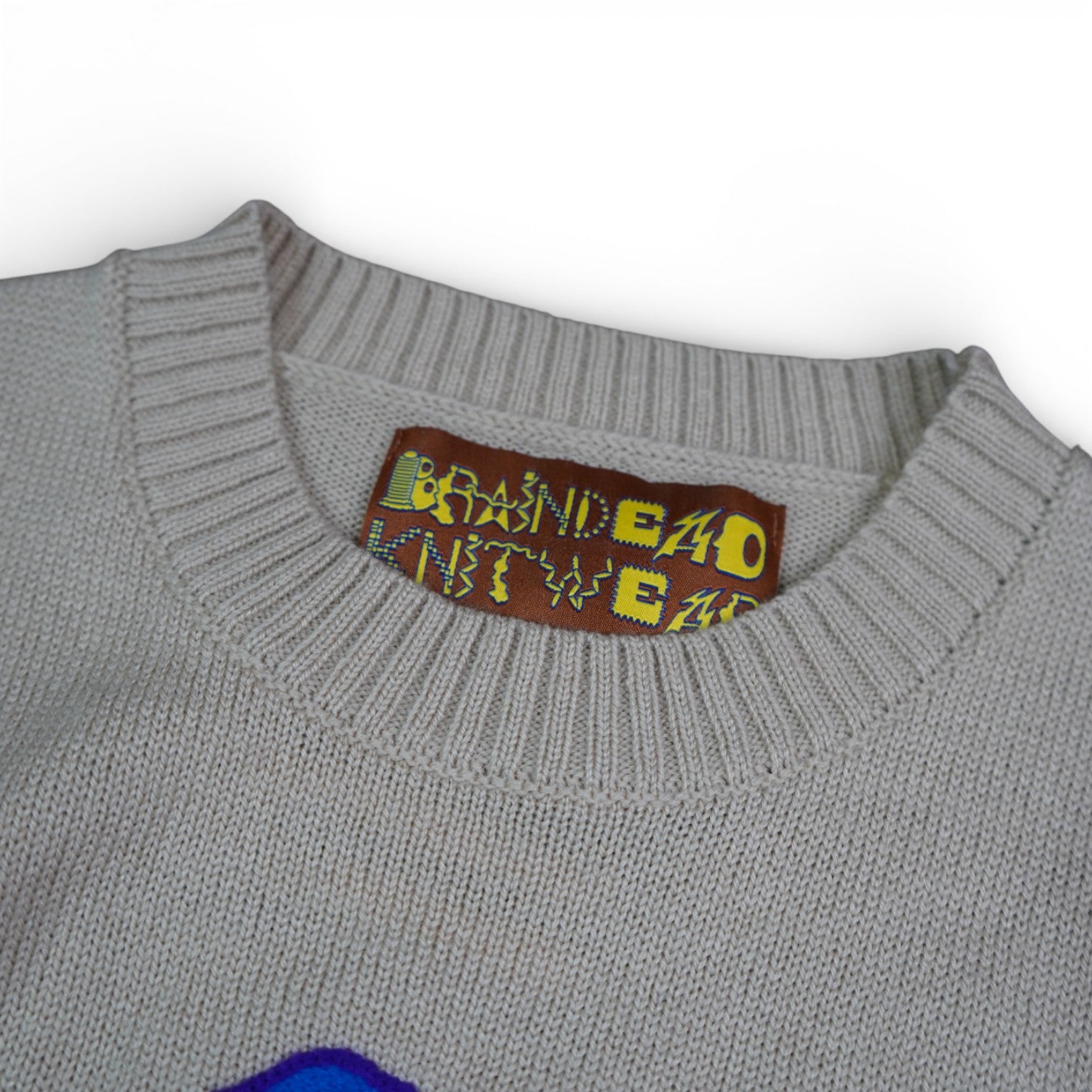Brain Dead Embroidered Knit Sweatshirt