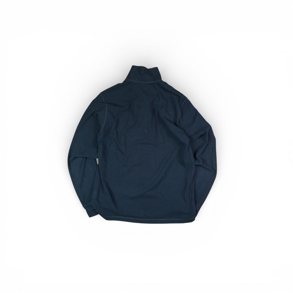 C.p. Company Quarter Zip Logo Sweater