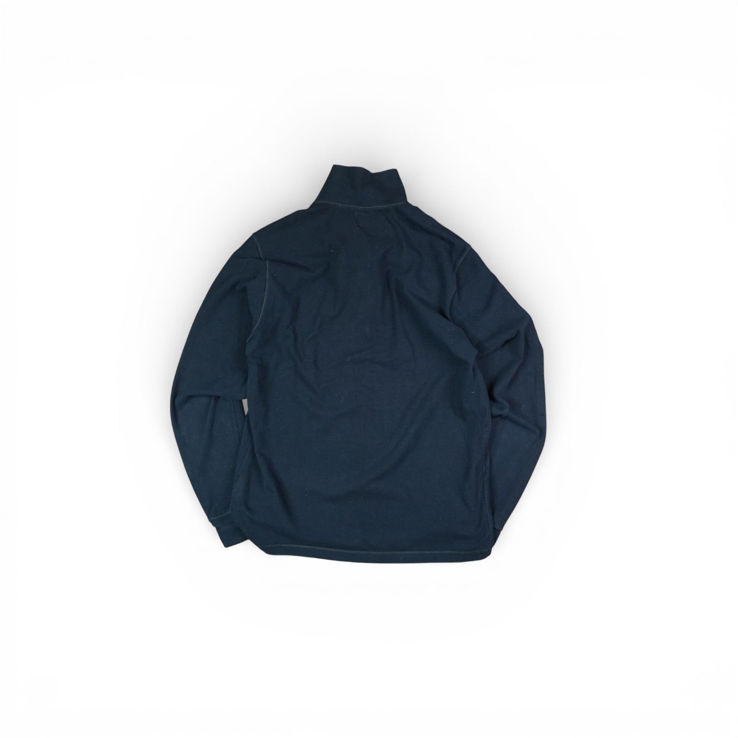 C.p. Company Quarter Zip Logo Sweater
