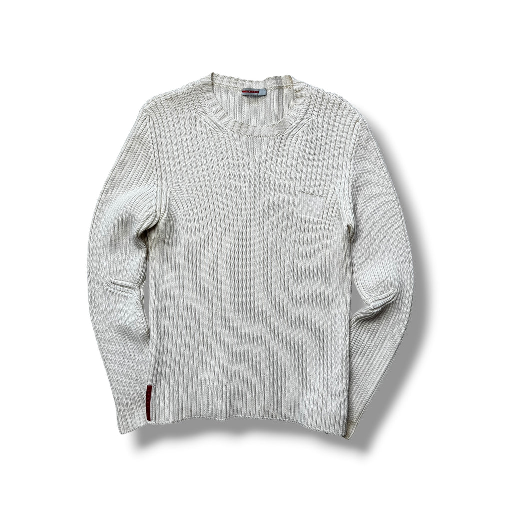 Prada Ribbed Wool Sweater