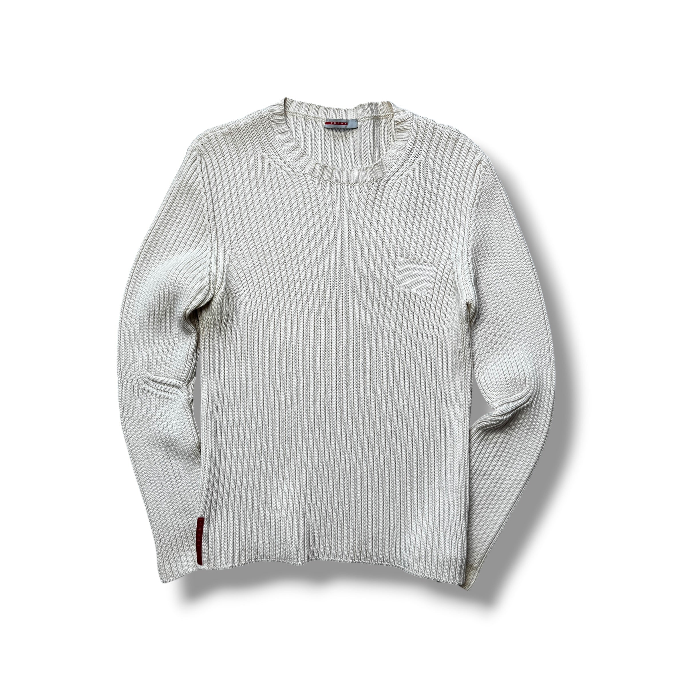 Prada Ribbed Wool Sweater