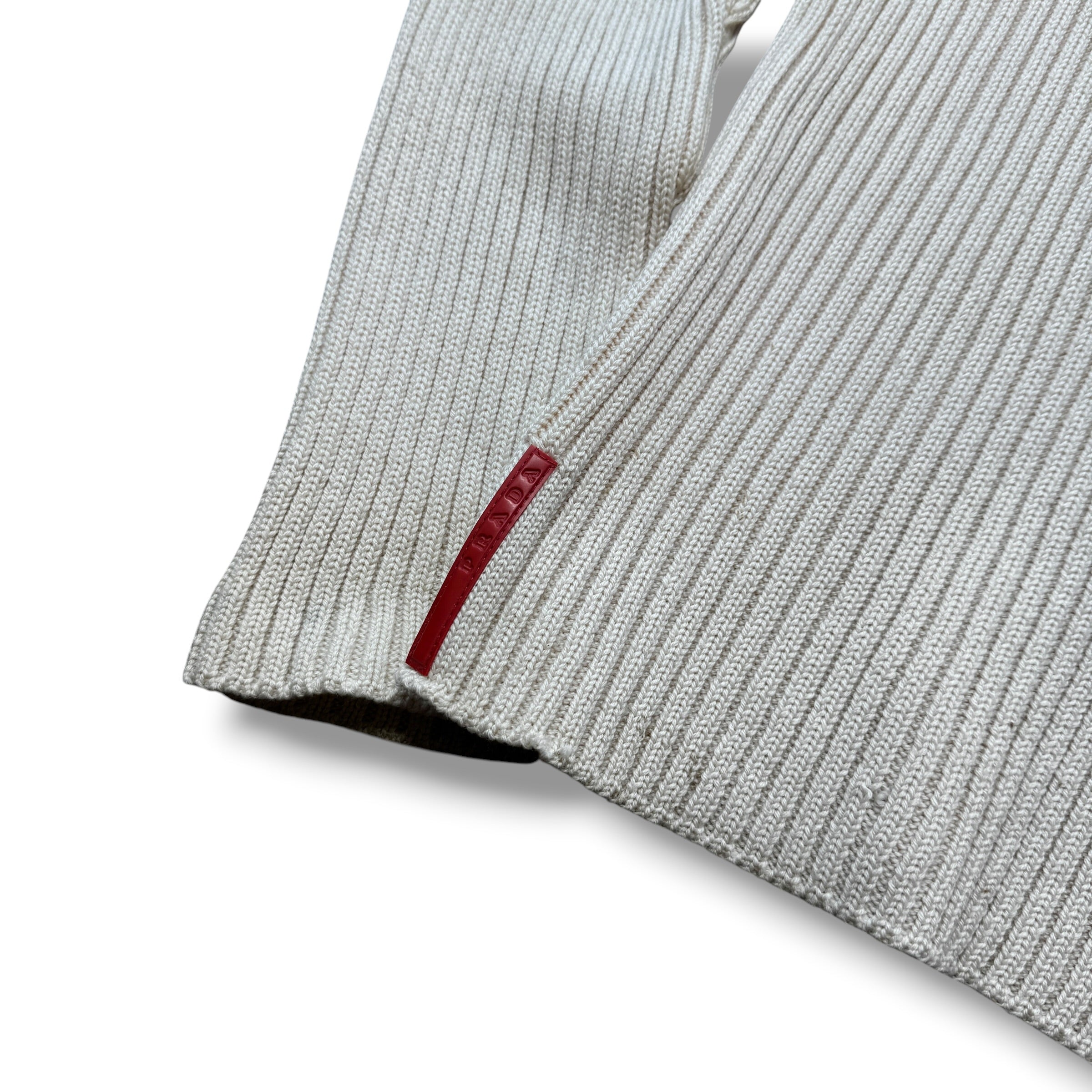Prada Ribbed Wool Sweater