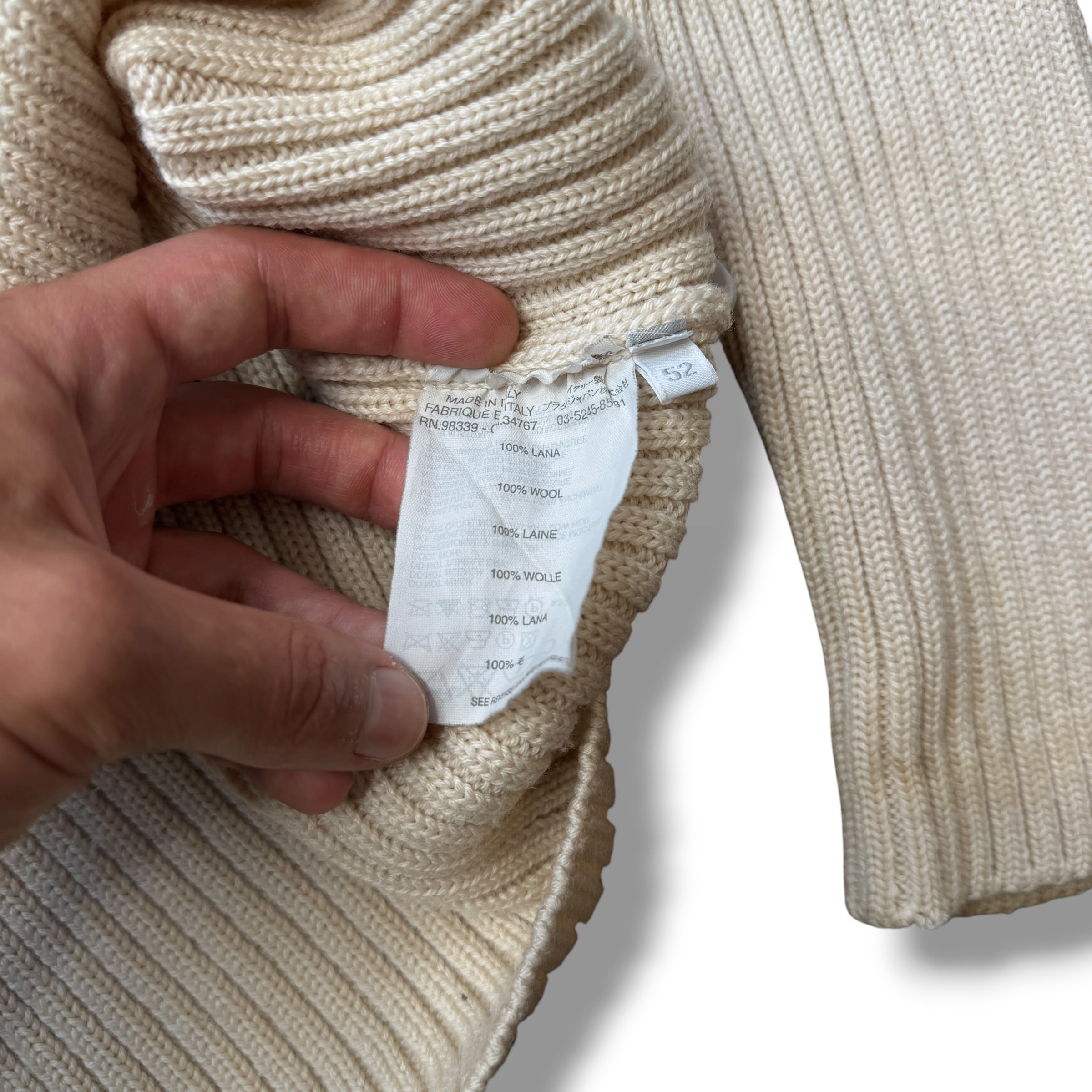 Prada Ribbed Wool Sweater