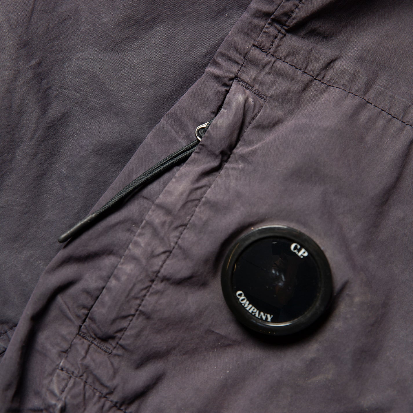 C.p. Company 50 Fili Zip Overshirt With Hidden Chest Pocket