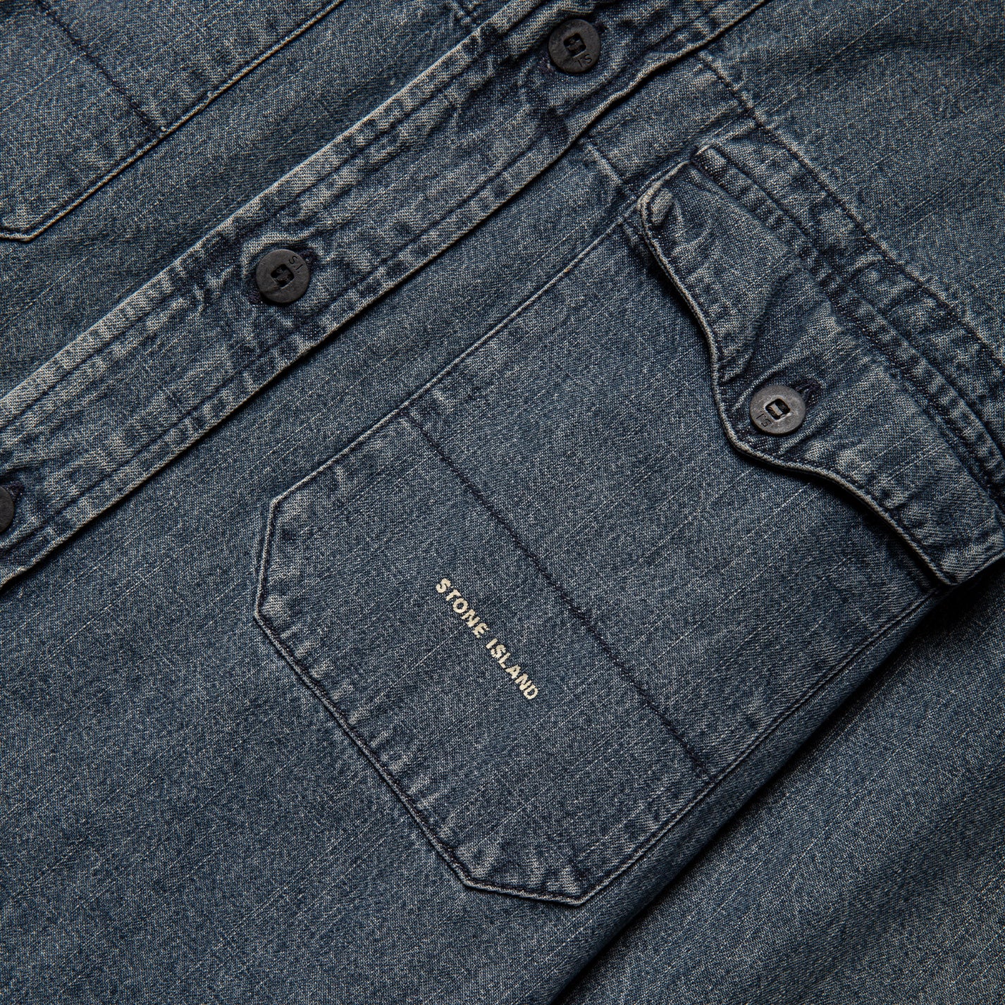 Stone Island Si Denims Spellout Shirt