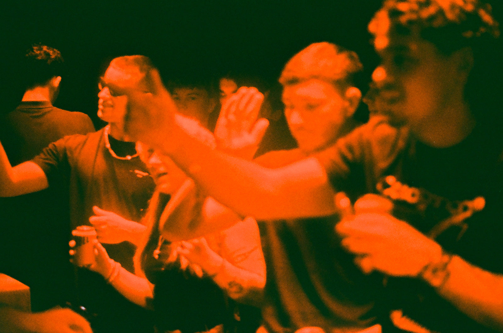 People dancing in the Jacobs Studios events space.